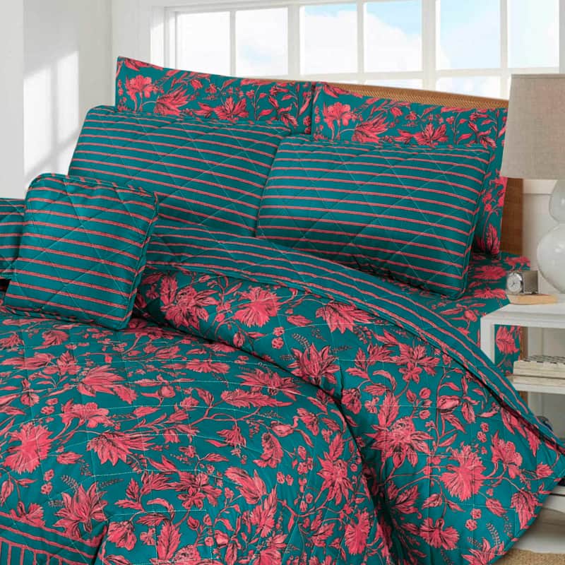 Cotton Comforter Set - 7pcs - HTP2072