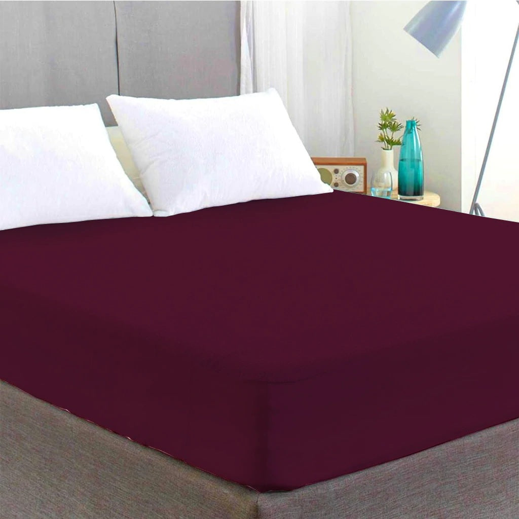 Waterproof Mattress Protector - Maroon - WMP518