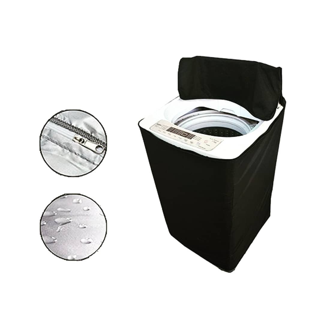 Waterproof Washing Machine Cover - Top Load - Black - TLC01