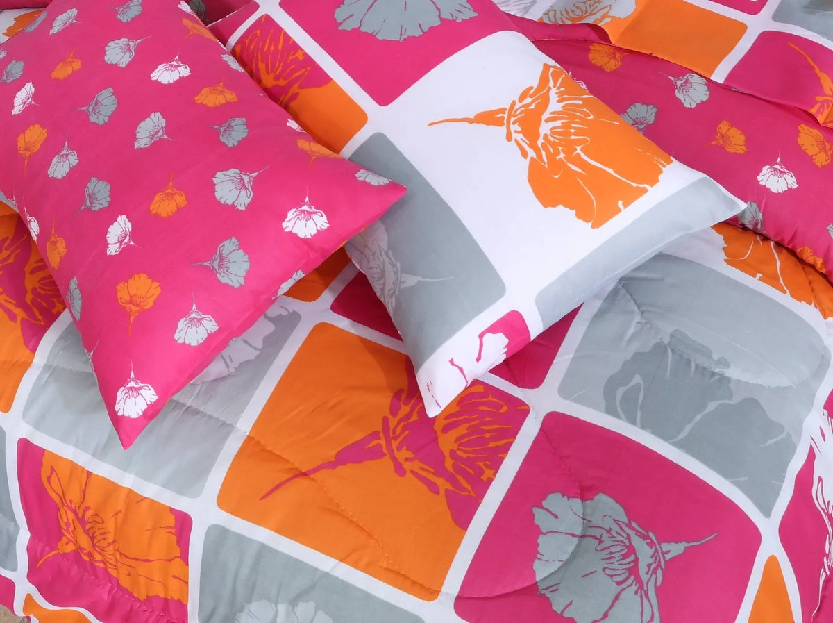 Loyta Winter Quilt Set Razai Set 6pcs CQS80 Nishat Home